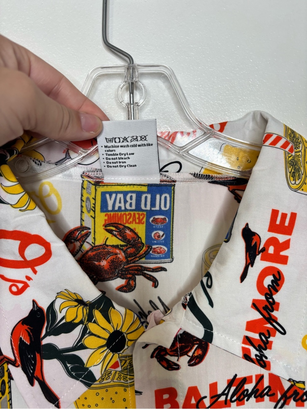 Baltimore Orioles Hawaiian Button Down Shirt XL - Picture 5 of 6